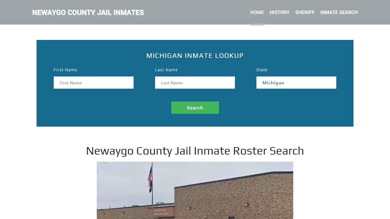 Newaygo County Jail Inmate Roster Lookup, White Cloud, MI